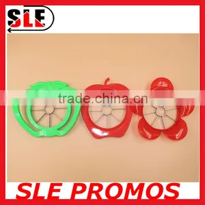 New Product Custom Logo Imprinted Metal Stainless Steel Apple Cutter,Easy Use Wholesale High Quality Plastic Apple Cutter Slicer thumbnail-2