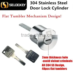 New Product 304 Stainless Steel Door Lock Cylinder thumbnail-1