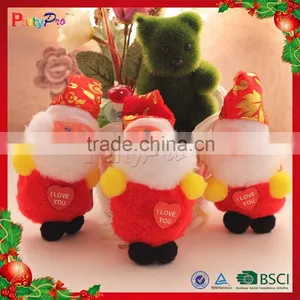 Partypro 2015 New Product Christmas Toy Funny Small Flannel Santa Claus thumbnail-1