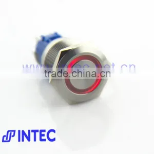 19mm Metal Switch, LED and Latch Switch, Stainless Steel 12V Switch thumbnail-2