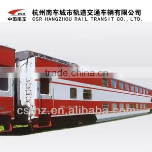 25B Double-deck Hard Seating Air Conditioned Passenger Coach/ Trail Car/ Carriage/ Railway Train thumbnail-1