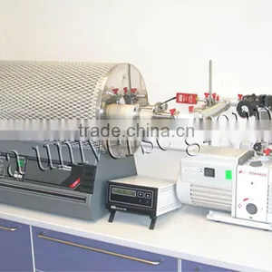 Compact Split Tube Furnace With Vacuum Flanges thumbnail-2