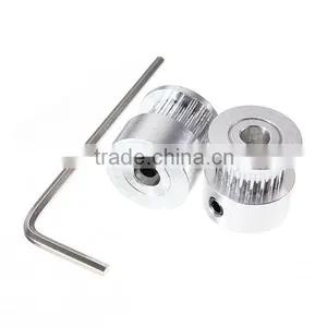 3D Printer Accessory Pulley Synchronizing Wheel 16 Teeth Alumium Bore 5mm for Length15mm FDM 3D Printer Reprap Prusa i3 DIY Kit thumbnail-3