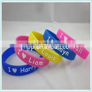 Printed Personalized Silicone Bracelet for Music Party thumbnail-1