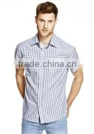 Mens Casual Shirts/Wholesale Mens Fashionable Cotton Casual Men Shirts/New Mens Luxury Stylish Casual Dress Slim Fit Shirts 10 C thumbnail-1