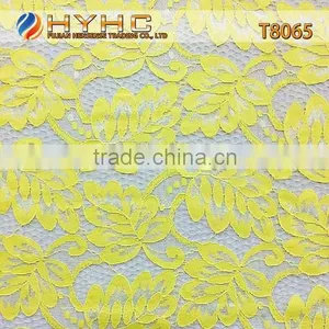High Quality Nylon/Cotton Flower Lace Fabric For Women Garment T8065 thumbnail-1