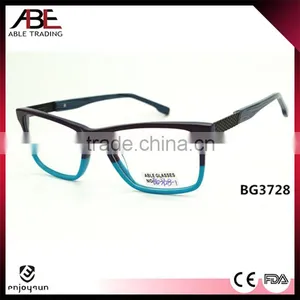Classic 2016 Square Muliti Color Quality Handmade New Stylish Acetate Eyeglasses Optical Frames Optics Spectacle Wholesale Supplier's Choice thumbnail-1
