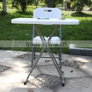 Outdoor Adjustable Folding Table and Chair, Small Size Portable Picnic Table for Sale thumbnail-1
