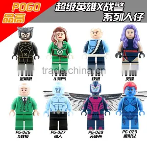 P022-029 X-man Rogue Wolverine Individual Minifigures Building Block Plastic Block Toys thumbnail-1