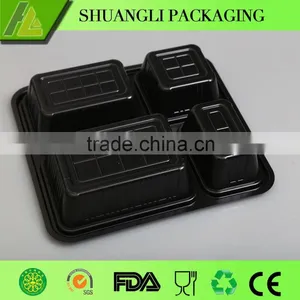 Plastic Food Container With Divider Wholesale thumbnail-2