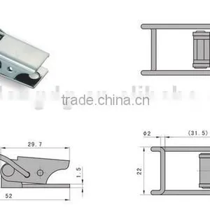 High Quality SK3-036 Metal Catch / Toggle Hasp Lock thumbnail-2