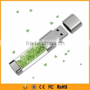 Delicate Colorful Crystal Usb Flash Drive 16gb thumbnail-1