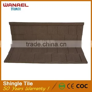 China Products Wanael Shingle Solar Red Roofing Material Asphalt Shingles thumbnail-2