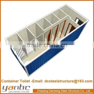 Prefabricated Modular Mobile Portable Sanitary Container With Bathroom Toilet Shower thumbnail-4