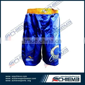 Durable Hot-sale Wrestling Singlet Uniform ,wrestling Wear ,MMA Shorts thumbnail-2