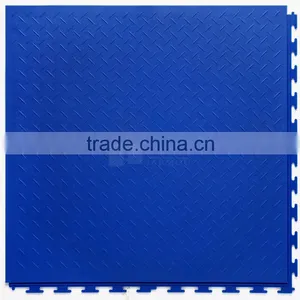 Printed Pattern and Wrinkle-Resistant,Anti-Bacteria,Waterproof,Anti-Slip Feature Showroom PVC Interlocking Tiles thumbnail-3