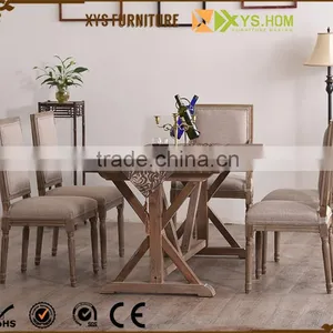 The Cheapest Antique Wooden Solid Wooden Dining Table Set thumbnail-2