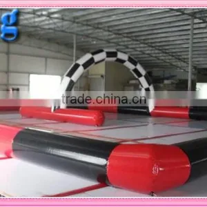 Outdoor New Design Largest Inflatable Soap Soccer Fileld for Sale thumbnail-2