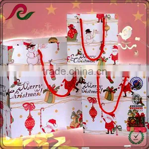 Factory Price New Product Chrismas Festival Gift Paper Cement Shopping Bag thumbnail-1