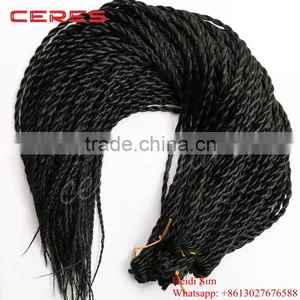 Japanese Fiber Solid and Ombre Color Senegalese Twist Hair Crochet Hair Extension thumbnail-6