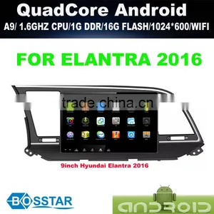 Quad Core Android CAR RADIO DVD for HYUNDAI ELANTRA 2016 With Wifi,bluetooth,16g Inand IGO MAP thumbnail-1