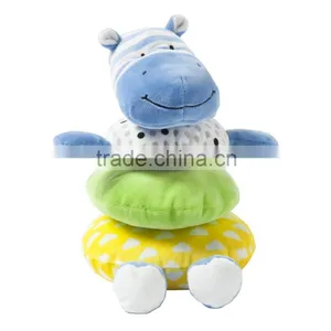 St Plush Hippopotamus Pillow Soft Material Difficult Deformation thumbnail-1