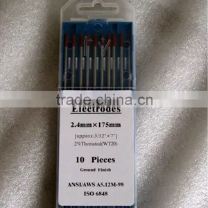 ISO 6848 2% WT20 2.0mm Thoriated Tungsten Welding Electrode thumbnail-1