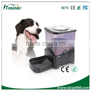 Electronic Programmable Portion Control Automatic Pet Feeder, Black, 10.65L thumbnail-1