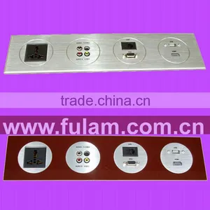 Multimedia Wall Oulet Connector With RCA VGA HDMI thumbnail-1
