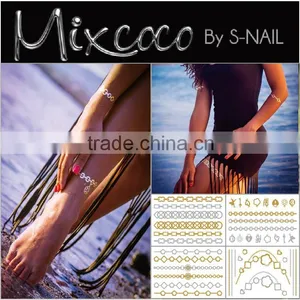 Latest Products in Market Jewelry Tattoo ,metallic Tattoo Sticker Supply thumbnail-2