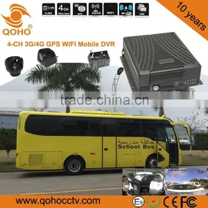 Vehicle Mobile DVR 4-CH Harddisk H.264 Video Compression 4G Mobile Dvr thumbnail-5
