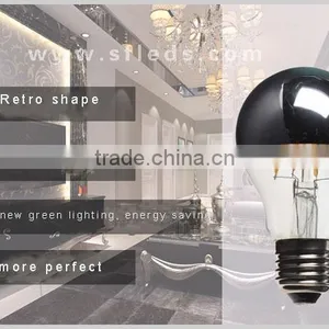 R50 Chrome Cover Dimmable 2W 4W 6W 8W LED Filament Bulbs E27 E26 E14 Led Decorative Bulbs thumbnail-4