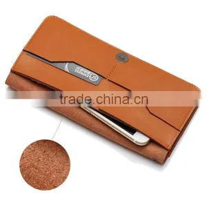 Modest Luxury Waterproof Leather Multifaction Wallet Case for Cellphone,Cards,Money thumbnail-2