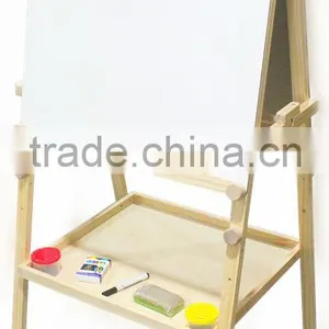 Multifunctional Magnetic Kids Wooden Easel Blackboard thumbnail-2