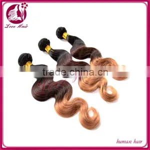 New Fashion Cheap Ombre Hair Extension 3 Tone Color Ombre Hair thumbnail-1