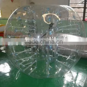 1.2m/1.5m/1.7m Diameter Kids&adults Inflatable Bumper Ball, 0.8-1mm PVC/TPU Bubble Soccer Football, Body Zorb Ball thumbnail-1
