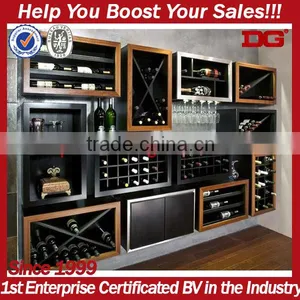 2014 Modern Design High Quality Wood Wine Shelves thumbnail-1