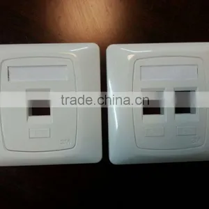Latest Network Cat6 One Port, Dual Port Face Plate/RJ45 Faceplate thumbnail-2