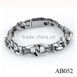 Wholesale Men's Fashion Solid 316l Stainless Steel Bracelet On Wholesaler thumbnail-2