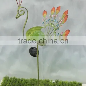 Metal Peacock Solar Garden Decoration thumbnail-1
