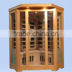3 Person Corner Sauna Room thumbnail-1