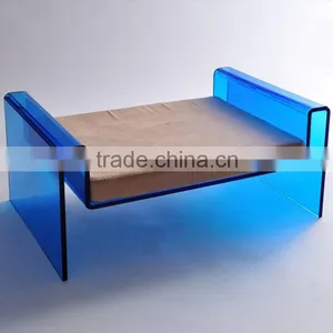 China Supplier Oem Eco-friendly Online Shopping Acrylic Plexiglass Pet Bed Cheap Price thumbnail-1