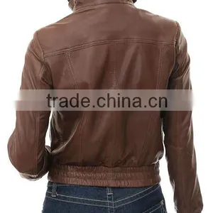 Ladies Leather Jackets & Stretchable Waist Belt thumbnail-2