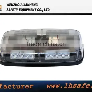 Amber Flashing Warning Light Emergency Car Magnetic Mount Mini Roof Light Bar TBD8180XA thumbnail-3