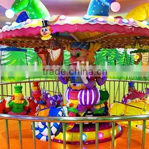 New 2016 Amusement Park Rides Clown Model Fairground Swing Flying Chair thumbnail-6