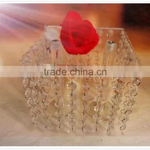 Cupcake Wedding Cake Stand , Acrylic Cake Stand ,crystal Chandelier Wedding Cake Stand for Wedding Decoration Centerpieces thumbnail-1
