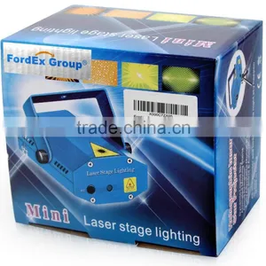 Sidiou Group Mini Red and Green Laser Stage Lighting Moving Party Stage Light Projector Stage Lighting for Club Party (Red) thumbnail-6