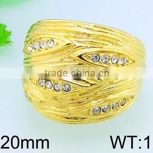 2015 Hot Sale Fashion Jewelry High Quality Rings Plated Stainless Steel Ring thumbnail-1