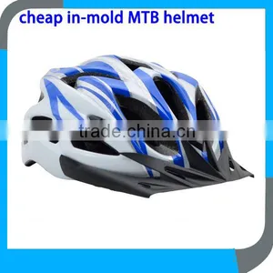 Cheap In-mold MTB Cycle Helmet With Sun Visor for Track thumbnail-3