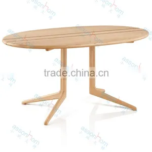 Oval Wooden Dining Table thumbnail-1